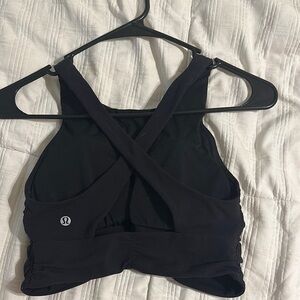lululemon always align Black Sports Bra
